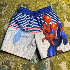 Marvel Spider-Man Swim Trunks- Toddler 3T- Red/Blue/White